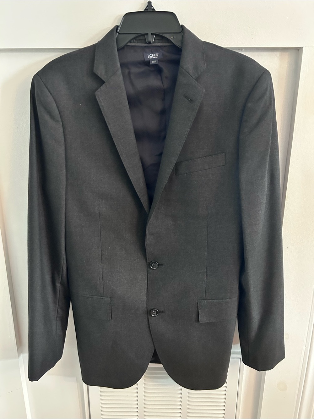 J.Crew Ludlow Blazer 38R Loro Piana Super 120s Italian Wool Charcoal